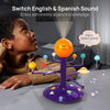 Modèle Système Solaire Enfant | Projecteur Astronomie Interactif | Jouet Éducatif pour Découverte de l’Espace 3-5 Ans King of Toys