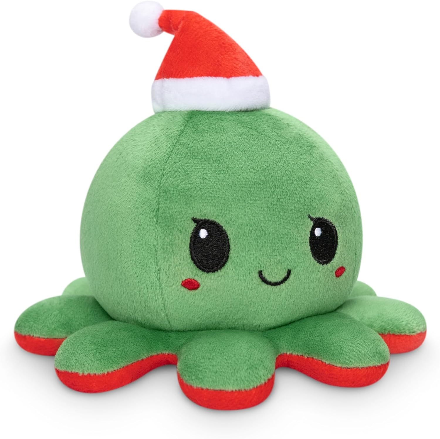 Peluche Octopus Réversible - Violet + Bleu - Mignons Animaux en Peluche Sensory Fidget Qui Montre Votre Humeur, Bleu en Colère + Violet Heureux, 10 cm De Speelgoed Koning