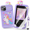Téléphone Intelligent Dinosaure pour Enfants | Mini Téléphone Jouet avec 16 Jeux Éducatifs et Appareil Photo pour Enfants de 3 à 9 Ans King of Toys