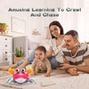 Jouets Bébé Crabe Rampant - Cadeaux Jouet Tummy Time pour Garçons et Filles de 3 à 12 Mois avec Système d'Apprentissage du Rampement et Musique King of Toys