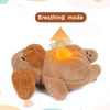 Peluche Chien Respirant Apaisant | Animal en Peluche pour Anxiété | Mouvement Respiratoire Réaliste avec Lumières & Musique | Jouet Relaxation pour Enfants & Adultes King of Toys