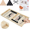 Jeu de Hockey en Bois 2 en 1 | Jeu de Fronde en Bois Activité Intérieure pour Toute la Famille, Enfants et Adultes King of Toys