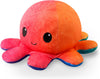 Peluche Octopus Réversible - Violet + Bleu - Mignons Animaux en Peluche Sensory Fidget Qui Montre Votre Humeur, Bleu en Colère + Violet Heureux, 10 cm De Speelgoed Koning