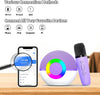 Machine de Karaoké Portable Bluetooth pour Enfants et Adultes | Haut-Parleur Mini avec 2 Micros Sans Fil | Cadeau Anniversaire Noël pour Garçons Filles 3-12 Ans King of Toys