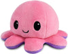 Peluche Octopus Réversible - Violet + Bleu - Mignons Animaux en Peluche Sensory Fidget Qui Montre Votre Humeur, Bleu en Colère + Violet Heureux, 10 cm De Speelgoed Koning