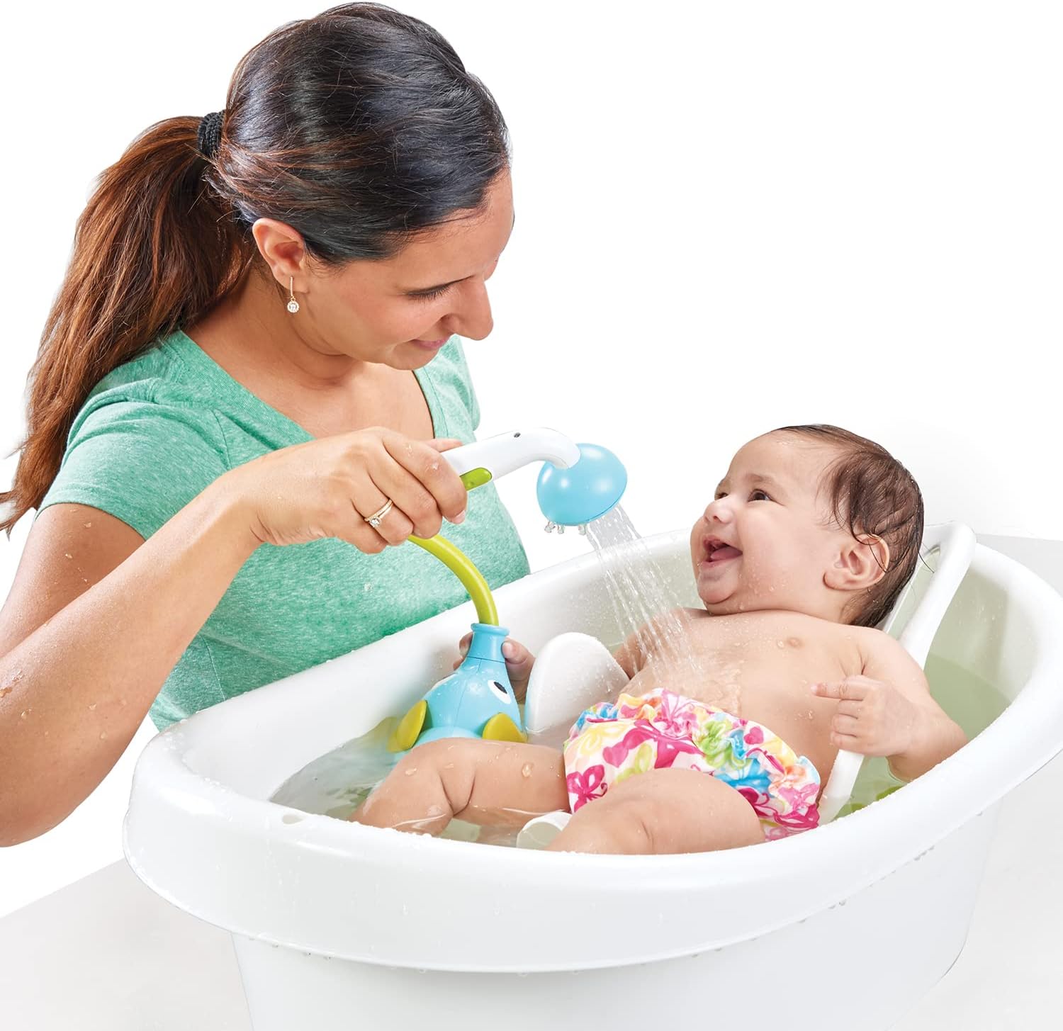 Pomme de Douche Éléphant Yookidoo pour Bébé - Jouet de Bain à Pompe d'Eau Interactif pour Nouveau-Né et Tout-Petit