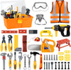 Ensemble de Perceuse Électronique avec Boîte à Outils | Jeu de Construction pour Enfants en Imitation pour Enfants de 3 à 5 Ans King of Toys