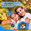 Appareil Photo Selfie HD pour Enfants | Caméra Portable avec Carte SD 32GB pour Enfants de 3-9 Ans