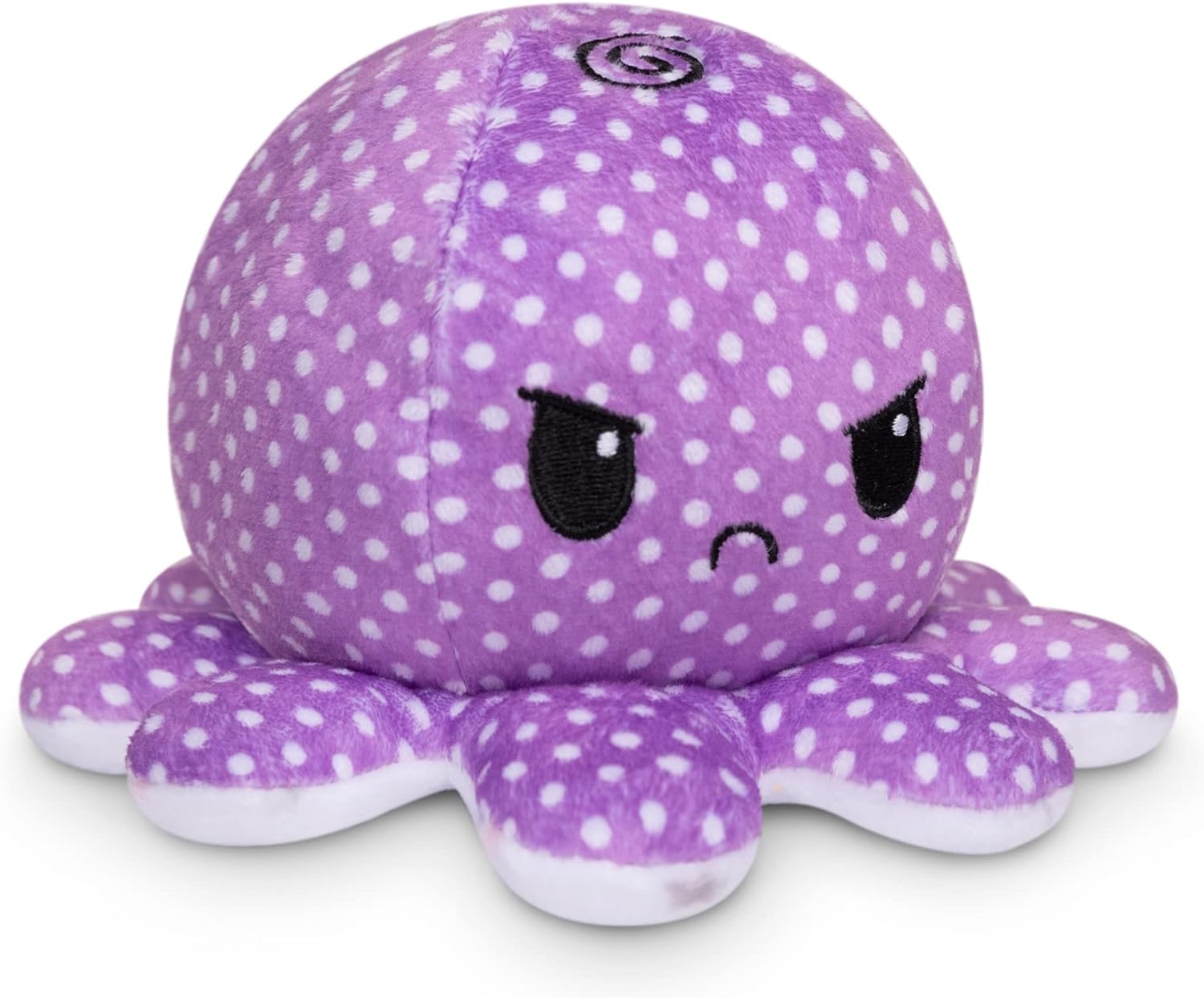 Peluche Octopus Réversible - Violet + Bleu - Mignons Animaux en Peluche Sensory Fidget Qui Montre Votre Humeur, Bleu en Colère + Violet Heureux, 10 cm De Speelgoed Koning