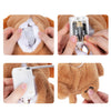 Peluche Chien Respirant Apaisant | Animal en Peluche pour Anxiété | Mouvement Respiratoire Réaliste avec Lumières & Musique | Jouet Relaxation pour Enfants & Adultes King of Toys