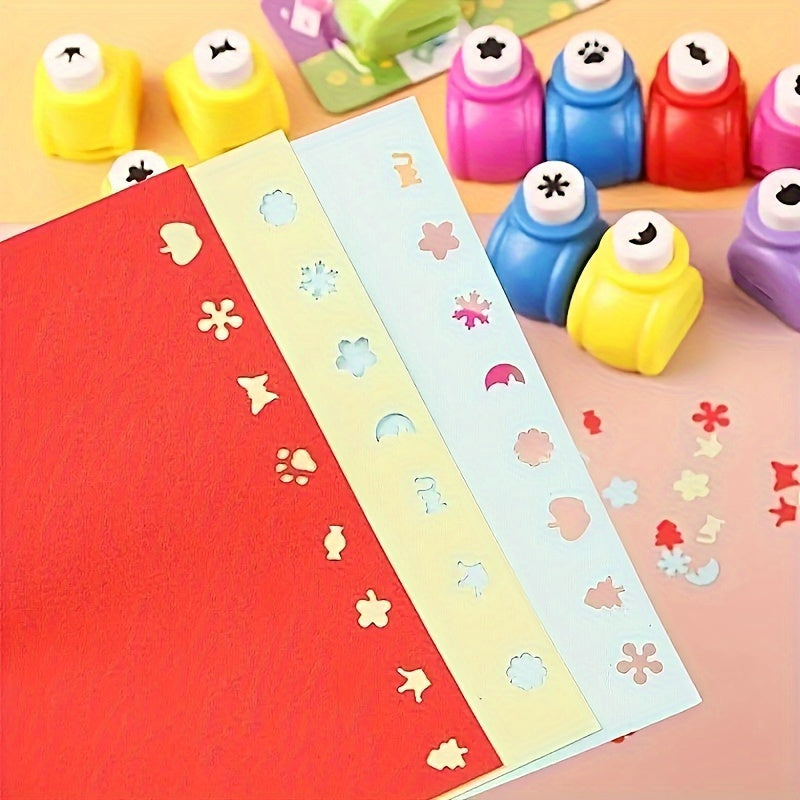 12 Mini Perforatrices DIY – Set Créatif pour Scrapbooking, Journaling, Cartes & Déco – Idéal Adultes et Ados