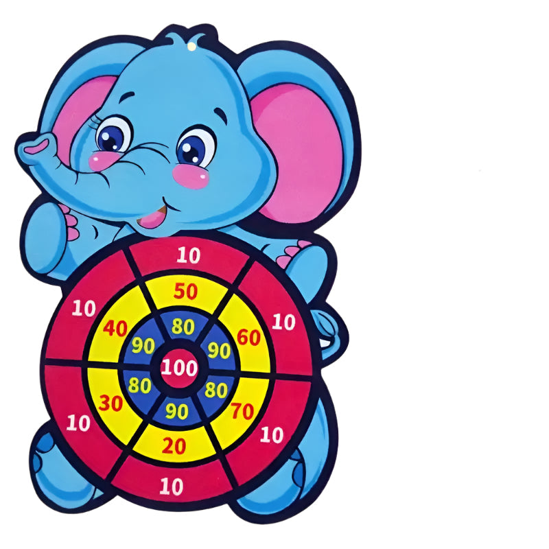 Jeu de fléchettes pour enfants avec motifs animaliers | Cible magnétique sécurisée King of Toys