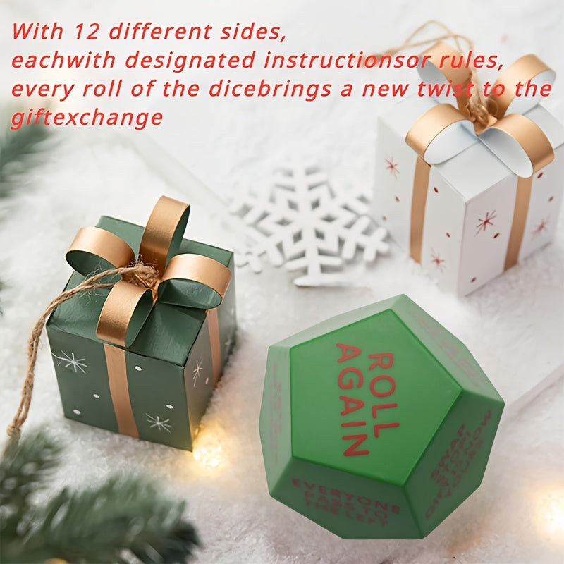 Dé Surprise de Noël de Santa - Dé à 12 Faces Unique - Jeu Festif pour Enfants & Adultes - Parfait pour les Fêtes de Noël King of Toys