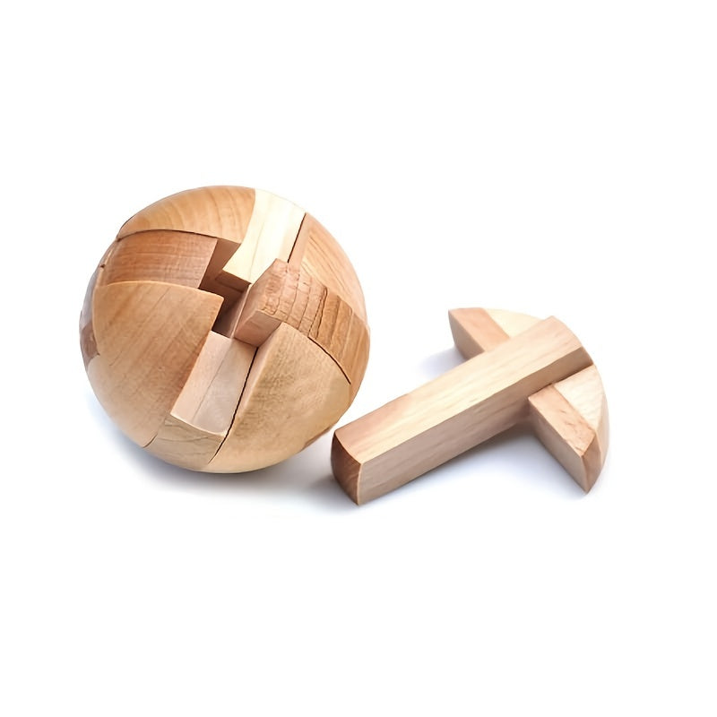 Casse-tête Balle Magique en Bois | Jeu d'Intelligence, Boule Puzzle, Cadeau de Noël