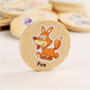 Jeu de Mémoire en Bois – Puzzle Éducatif avec Formes & Animaux Colorés – Apprentissage Précoce