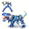 Chevalier Dinosaure Mécanique - Mode Double Transformation - Kit de Construction Éducatif DIY - Cadeau Halloween & Noël King of Toys