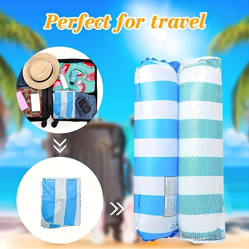 Transat Gonflable Pliable – Matelas Flottant en PVC Multi-Usage pour Piscine & Plage | Détente Adulte
