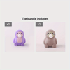 Jouet Anti-Stress Paresseux Mignon | Fidget Animal avec Compression Douce en Caoutchouc pour Soulager l'Anxiété et Fonction Bulles King of Toys