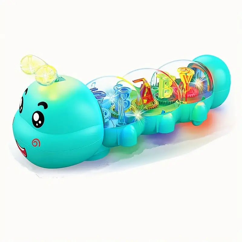 Jouet chenille rampante - avec musique et lumières l pour bébé et enfants en bas âge De Speelgoed Koning
