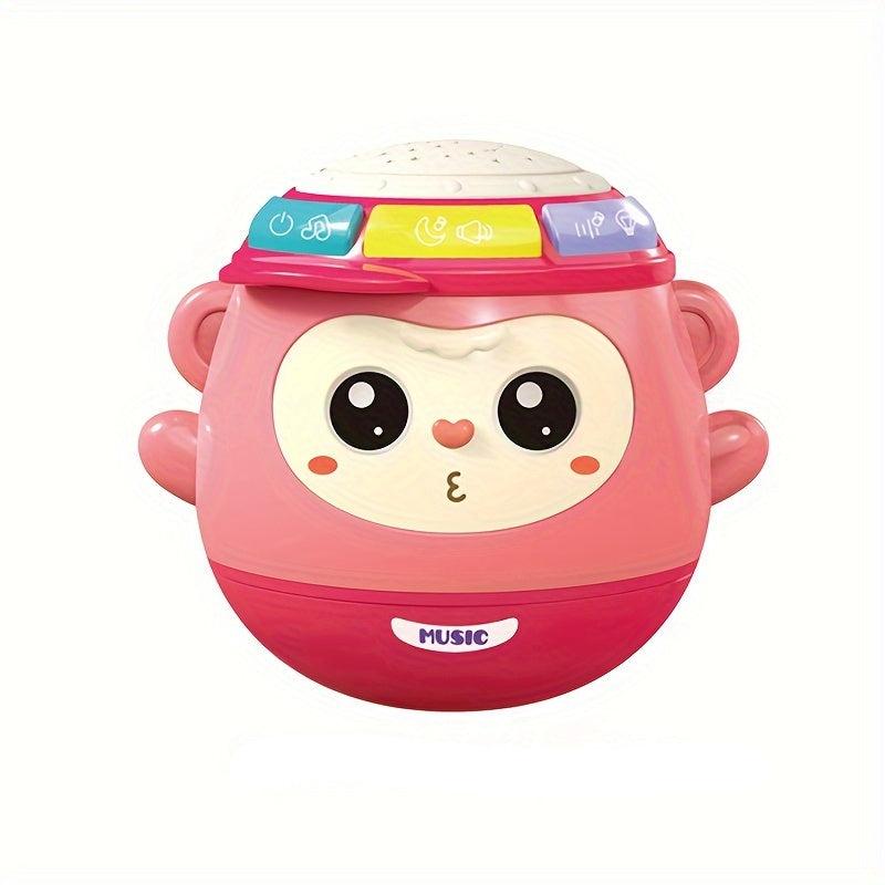 Tambour Main Singe Éducatif avec Lumières et Musique | Jouet Multisensoriel pour Enfants | Cadeau de Noël ou Halloween Idéal King of Toys