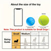 Balle interactive pour animaux de compagnie - Rechargeable, résistante aux morsures, balle intelligente rebondissante automatique, cadeau de Noël parfait. King of Toys