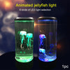 Lampe méduse LED | Aquarium lumineux avec télécommande et changement de couleurs, veilleuse King of Toys