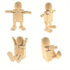 Robot Articulé en Bois à Peindre | Jouet Créatif et Personnalisable pour Enfants King of Toys