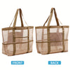 Grand Sac de Plage 40-50L | Multi-Poches & Grande Capacité