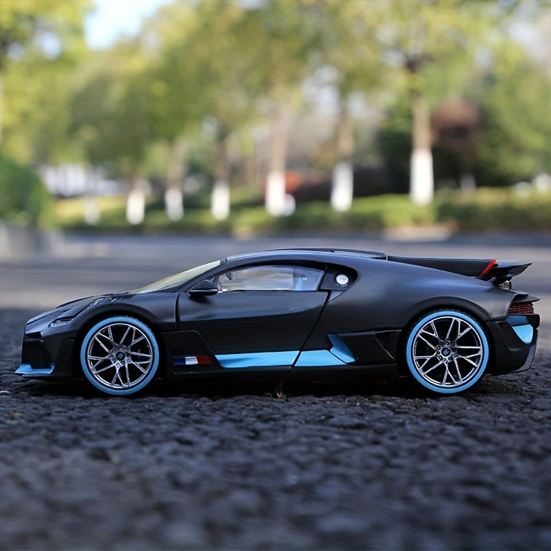 Maisto Bugatti Divo 1:24 - Voiture Sport Bleu en Alliage - Modèle Collectible - Cadeau Garçons King of Toys