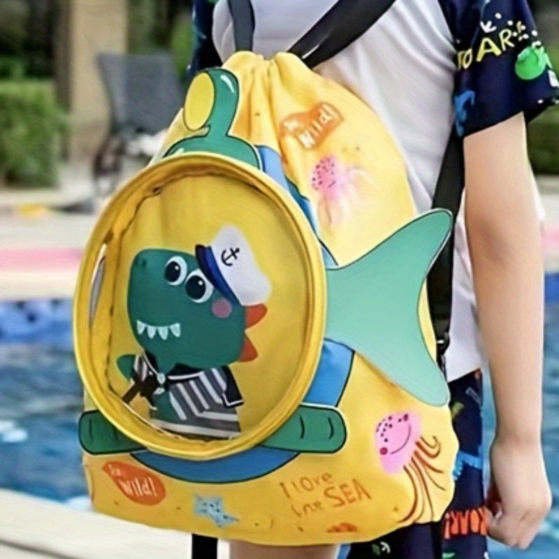 Sac à Dos Étanche pour la Natation avec Compartiments Séparés – Idéal pour la Plage et la Piscine