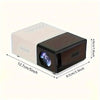 Projecteur HD Portable 1080P LED : Idéal pour l'Extérieur, l'Intérieur et le Camping De Speelgoed Koning
