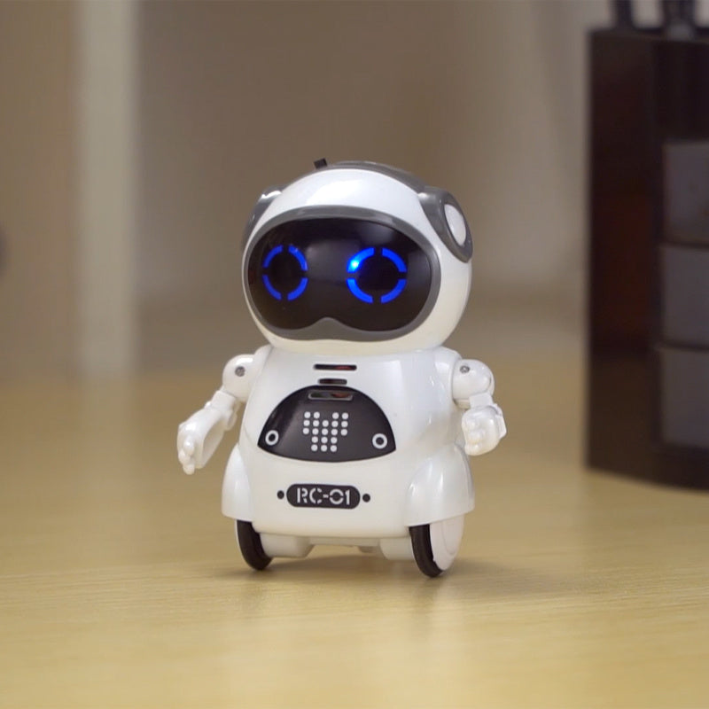 Mini Robot RC Interactif - Parlant, chantant, dansant, racontant des histoires Robot Télécommandé pour Enfants King of Toys