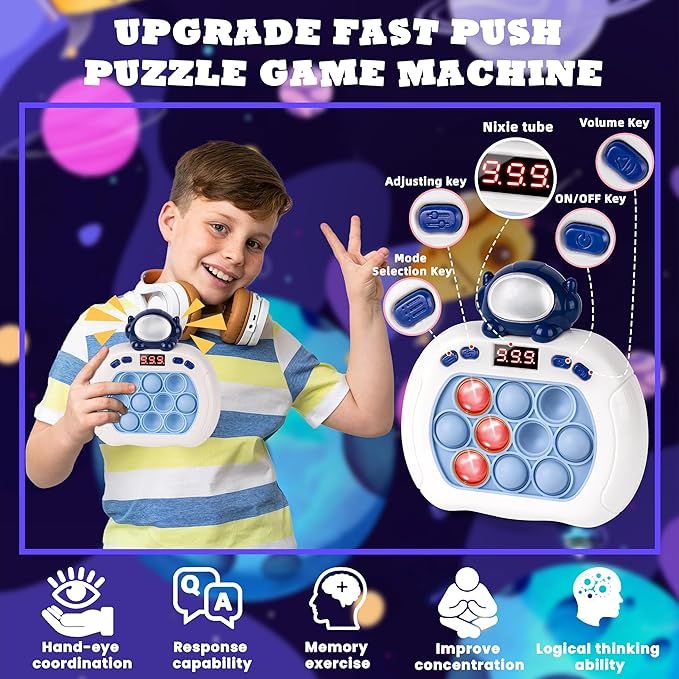 Jouet Astronaute Pop-It pour Enfants de 3 à 12 Ans – Développement et Divertissement De Speelgoed Koning