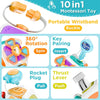 Cube de tableau d'activités bébé 10-en-1 | Jouet sensoriel Montessori de voyage pour tout-petits 6-36 mois | Cadeau d'activités éducatives King of Toys