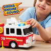 Jouet Camion de Pompiers Extra Large | Échelle de 33 Pouces avec Lumières & Sirènes Réalistes | Camion de Pompiers pour Enfants 3+ | Cadeau de Noël et Anniversaire King of Toys