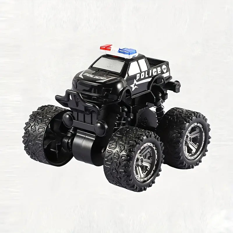 Véhicule tout-terrain de police à quatre roues l Monster Truck & Car King of Toys