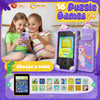Téléphone Intelligent Dinosaure pour Enfants | Mini Téléphone Jouet avec 16 Jeux Éducatifs et Appareil Photo pour Enfants de 3 à 9 Ans King of Toys