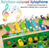 Jouet Montessori en bois avec Xylophone, Pic, Jeu de récolte de carottes, Cadeau d'activités éducatives pour les enfants de 1 à 4 ans. AmtreenOfficial