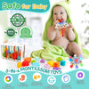 Jouets de Dentition Sensoriels pour Bébé | Jouets Montessori pour Infants de 2, 4, 6, 12, 18, 24 Mois King of Toys