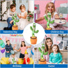 Jouet Cactus Dansant et Parleur pour Bébé et Tout-Petit, Cadeau pour Garçons et Filles – Cactus Chanteur avec Fonction de Mimétisme, Enregistrement et Répétition de Vos Paroles, Jouet Bébé avec 120 Chansons en Anglais King of Toys