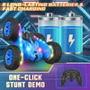 RC STUNTCAR l Voiture Stunt Directionnelle Bleue 2.4G l Rotation à 360 Degrés Speelgoed Koning