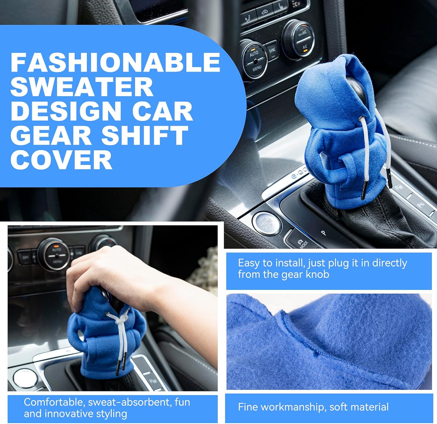 Gear Shift Cover Hoodie (Vest) - Gadget for car Speelgoed Koning