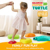 Lot de 5 tapis d’équilibre tortue | Tapis de saut parcours d’obstacles pour enfants 3+ ans, jeu intérieur et extérieur King of Toys