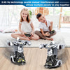 Voiture-robot transformable télécommandée | Voiture de police RC avec transformation à un bouton, lumière clignotante et rotation à 360° pour enfants King of Toys
