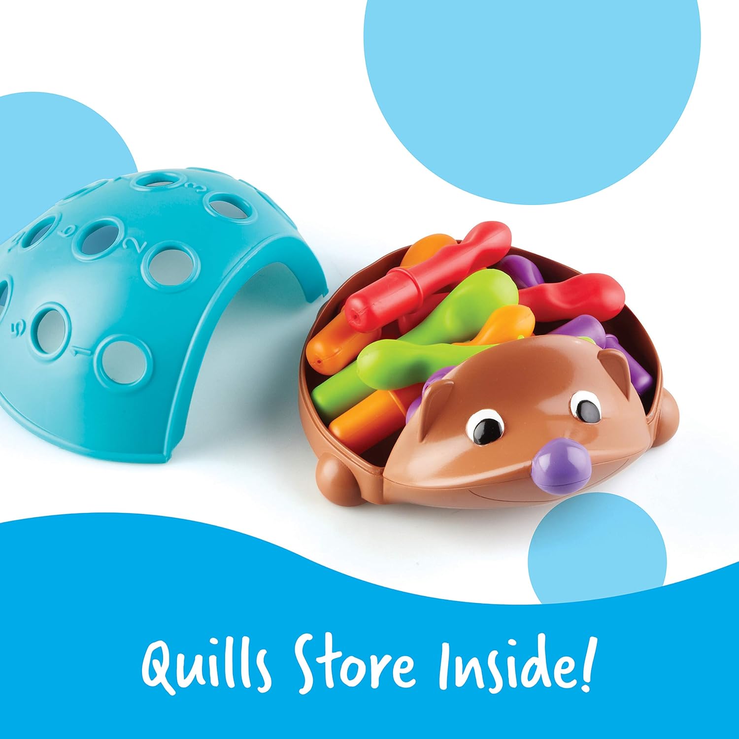 Teaching resources Spike The hedgehog for fine motor skills - Toddler learning toys, toys for fine motor skills and sensory toys for children aged 18+ months LearningResources