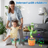 Jouet Cactus Dansant et Parleur pour Bébé et Tout-Petit, Cadeau pour Garçons et Filles – Cactus Chanteur avec Fonction de Mimétisme, Enregistrement et Répétition de Vos Paroles, Jouet Bébé avec 120 Chansons en Anglais King of Toys