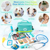 Mallette de docteur de 34 pièces pour jeu de rôle | Sac médical, stéthoscope et accessoires pour jeu d'imitation pour tout-petits King of Toys