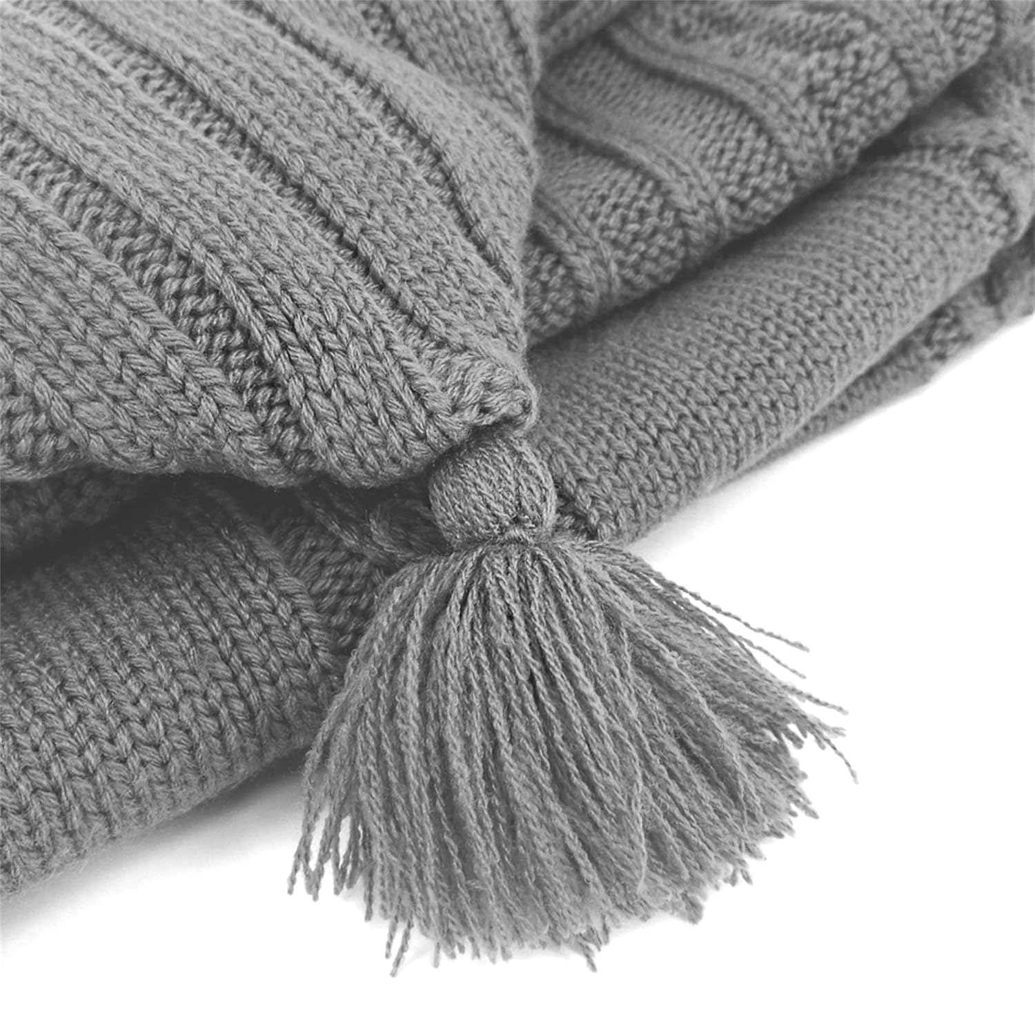 Sac de Couchage Bébé en Tricot Épais pour Nouveau-Né 0-6 Mois - Couverture d'Emmaillotage Laine avec Capuche - Cadeau de Naissance Hiver