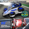 Voiture RC Stunt Deformation à Grande Vitesse | Voiture Télécommandée Rotative 360° Transformable | Cadeau d'Anniversaire pour Garçons et Filles 6-16 Ans King of Toys