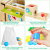 Kit de Jeu en Bois Montessori pour Bébé | Jouet 8-en-1 d’Empilage et de Tri de Formes pour Garçons et Filles King of Toys